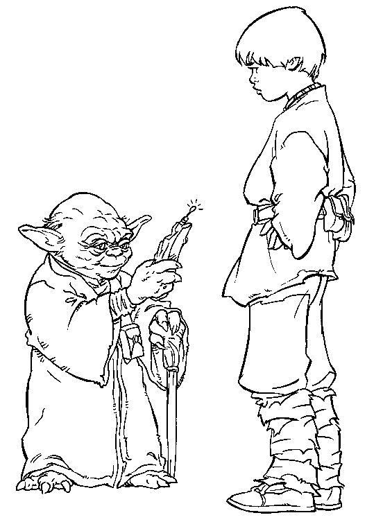 Star Wars Coloring Pages Printable Yoda coloringpages2019