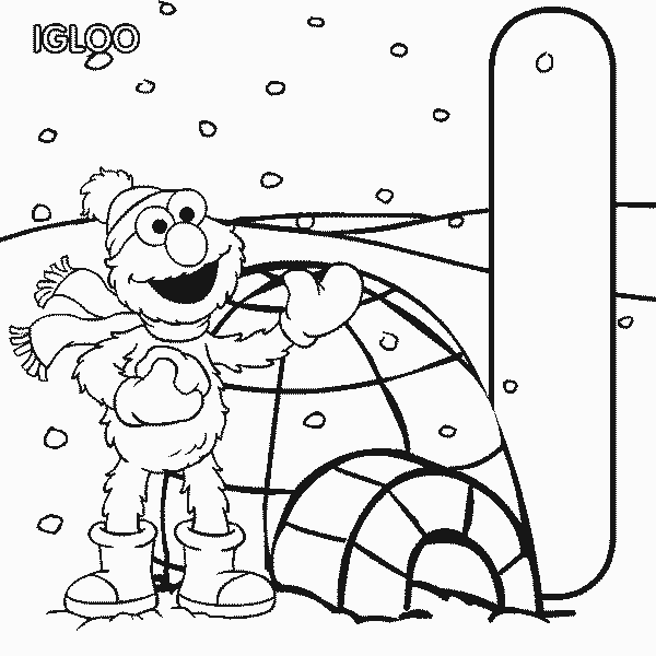 sesame street numbers coloring pages free